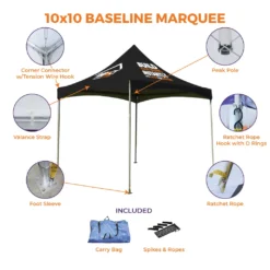 Impact Canopy USA Baseline Marquee Canopy Tent Custom Canopies