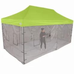 Impact Canopy USA 10x20 Industrial Aluminum Food Service Vendor Canopy Tent With Roller Bag - ML