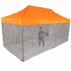 Impact Canopy USA 10x20 Industrial Aluminum Food Service Vendor Canopy Tent With Roller Bag - ML