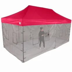 Impact Canopy USA 10x20 Industrial Aluminum Food Service Vendor Canopy Tent With Roller Bag - ML