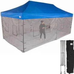 Impact Canopy USA 10x20 Industrial Aluminum Food Service Vendor Canopy Tent With Roller Bag - ML