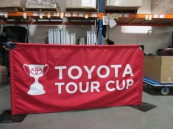 Impact Canopy USA Custom Fencing Custom Printed Freestanding Barrier Sign 22 Impact Canopy USA Custom Fencing Custom Printed Freestanding Barrier Sign