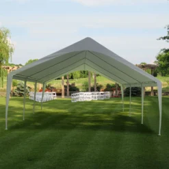 Impact Canopy USA Canopies EVENT CANOPY - 20'x20'x12' (8 Legs) Portable Carport Wedding Party Canopy Shelter
