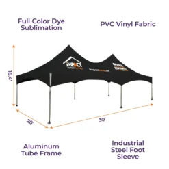 Impact Canopy USA Baseline Marquee Canopy Tent Custom Canopies