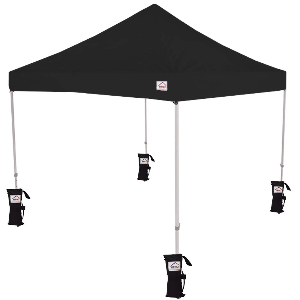 Impact Canopy USA 10x10 Recreational Grade Steel Pop Up Canopy Tent With Weight Bags - TL 10 Impact Canopy USA 10x10 Recreational Grade Steel Pop Up Canopy Tent With Weight Bags - TL