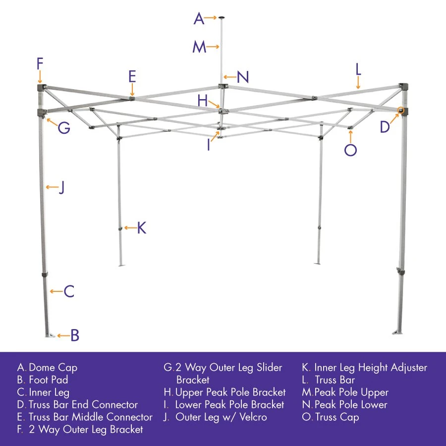 Impact Canopy USA DS Frame Part L. Steel Truss Bar, Replacement Part Replacement Parts 5 Impact Canopy USA DS Frame Part L. Steel Truss Bar, Replacement Part Replacement Parts