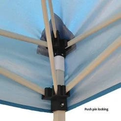 Impact Canopy USA 10x10 Slant Leg Pop Up Canopy Tent With One Sun Wall Canopies