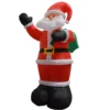 Impact Canopy USA Inflatable Yard Christmas Decoration, Santa With Gift Bag - 8' Tall - 4' Base Seasonal Inflatables 2 Impact Canopy USA Inflatable Yard Christmas Decoration, Santa With Gift Bag - 8' Tall - 4' Base Seasonal Inflatables