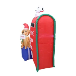 Impact Canopy USA Inflatable Yard Christmas Decoration, Letters For Santa Mailbox - 6' Tall - 3' Wide