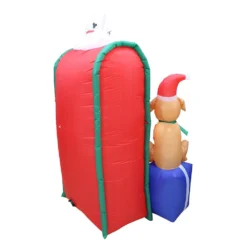 Impact Canopy USA Inflatable Yard Christmas Decoration, Letters For Santa Mailbox - 6' Tall - 3' Wide