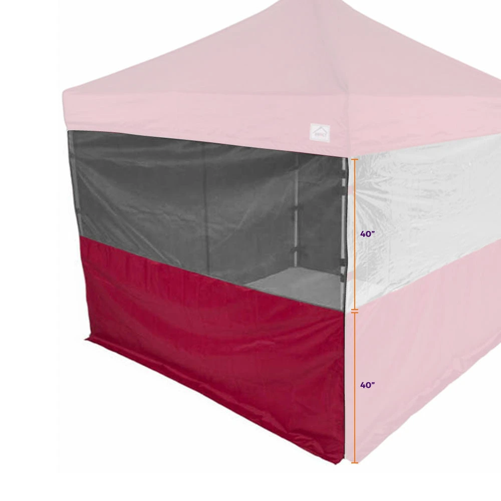 Impact Canopy USA Canopy Accessories 10' Sidewall Half Polyester / Half Mesh 6 Impact Canopy USA Canopy Accessories 10' Sidewall Half Polyester / Half Mesh