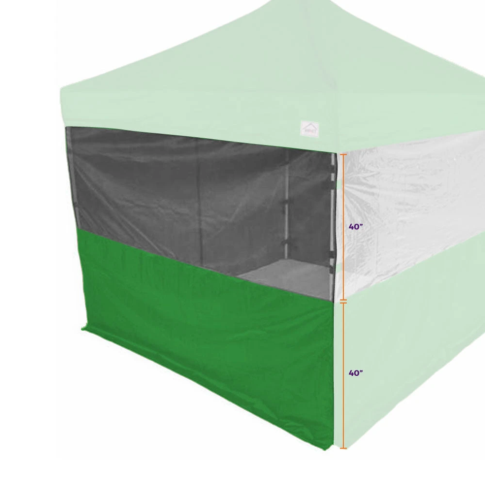 Impact Canopy USA Canopy Accessories 10' Sidewall Half Polyester / Half Mesh 9 Impact Canopy USA Canopy Accessories 10' Sidewall Half Polyester / Half Mesh