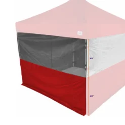 Impact Canopy USA Canopy Accessories 10' Sidewall Half Polyester / Half Mesh 26 Impact Canopy USA Canopy Accessories 10' Sidewall Half Polyester / Half Mesh