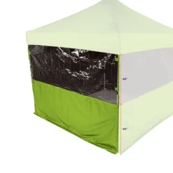 Impact Canopy USA Canopy Accessories 15' Sidewall Half Polyester / Half Clear Protection Shield