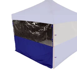 Impact Canopy USA Canopy Accessories 15' Sidewall Half Polyester / Half Clear Protection Shield