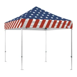Impact Canopy USA Stars & Stripes 10x10 Canopy Kit (with FREE Flag $76 Value)