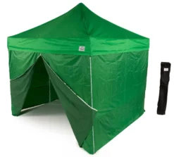 Impact Canopy USA 10x10 Recreational Grade Aluminum Pop Up Canopy Tent With Sidewalls - ULA
