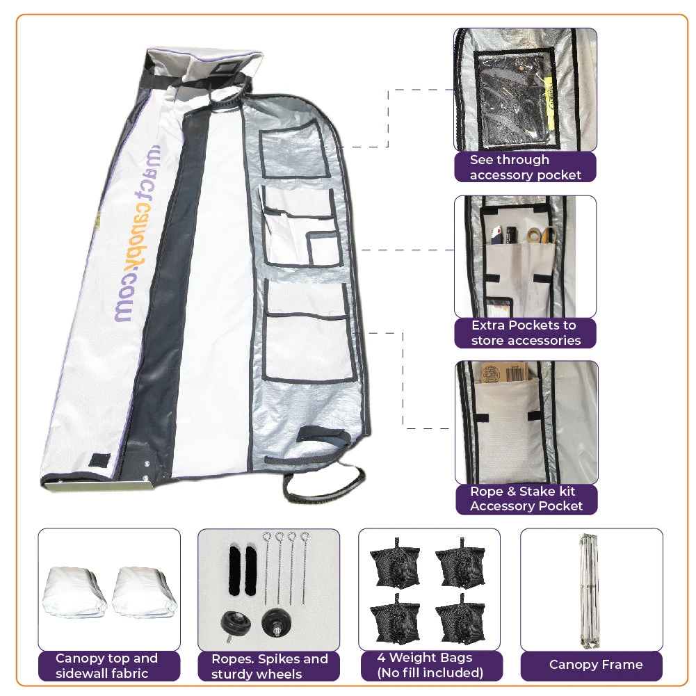 Impact Canopy USA Canopies 10x10 Pop Up Canopy Tent Outdoor Market Canopy With Sidewalls / Weight Bags 11 Impact Canopy USA Canopies 10x10 Pop Up Canopy Tent Outdoor Market Canopy With Sidewalls / Weight Bags