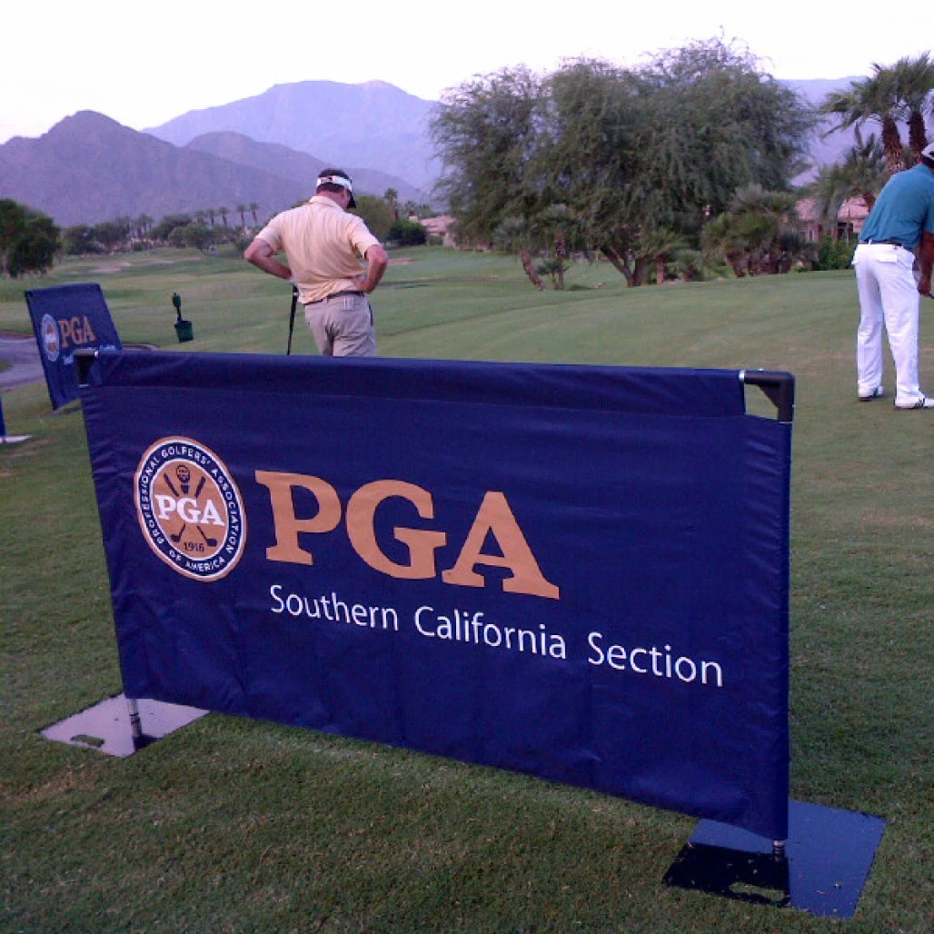 Impact Canopy USA Custom Fencing Custom Printed Freestanding Barrier Sign 4 Impact Canopy USA Custom Fencing Custom Printed Freestanding Barrier Sign