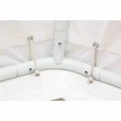 Impact Canopy USA 10x20 (8) Leg Portable Carport Outdoor Party Sun Shade Shelter - WHITE - 1 1/2