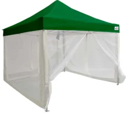Impact Canopy USA Canopies 10x10 Recreational Grade Steel Pop Up Canopy Tent With Screen Room Enclosure - TL