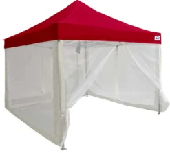 Impact Canopy USA Canopies 10x10 Recreational Grade Steel Pop Up Canopy Tent With Screen Room Enclosure - TL