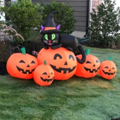 Impact Canopy USA HALLOWEEN - Yard Inflatable Cat In The Patch