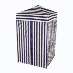 Impact Canopy USA OPEN BOX: 4x4 Navy Blue And White Privacy Cabana Pop Up Canopy Tent Changing Room UNBELIEVABLE DEALS