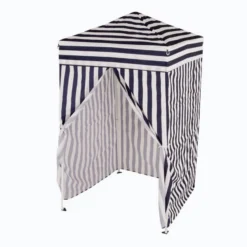 Impact Canopies USA sale 5 Impact Canopy USA OPEN BOX: 4x4 Navy Blue And White Privacy Cabana Pop Up Canopy Tent Changing Room UNBELIEVABLE DEALS