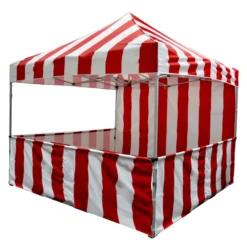 Impact Canopies USA sale 58 Impact Canopy USA 10x10 Pop Up Carnival Canopy Tent Vendor Booth With Sidewall And Half Walls