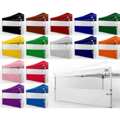 Impact Canopy USA Canopy Accessories 15' Rail Skirt Half Wall