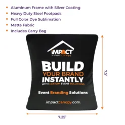 Impact Canopy USA Custom Signs & Banners Custom Printed Contour Display Wall