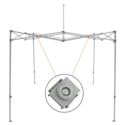 Impact Canopy USA DS Frame Part E. Truss Bar Middle Connector, Replacement Part