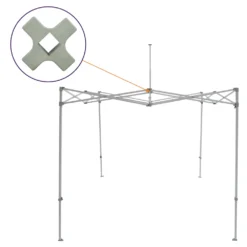 Impact Canopy USA Replacement Parts DS Frame Part H. Upper Peak Pole Bracket, Replacement Part