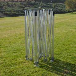 Impact Canopy USA Canopies 10x10 Heavy Duty Folding High Peak Marquee Canopy Tent - 100% Waterproof PVC Fabric - With Sidewalls