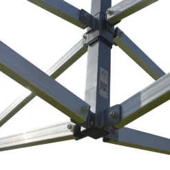 Impact Canopy USA Canopies 10x10 Heavy Duty Folding High Peak Marquee Canopy Tent - 100% Waterproof PVC Fabric - With Sidewalls