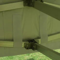 Impact Canopy USA Canopies 10x10 Heavy Duty Folding High Peak Marquee Canopy Tent - 100% Waterproof PVC Fabric - With Sidewalls