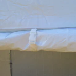 Impact Canopy USA Canopies 10x10 Heavy Duty Folding High Peak Marquee Canopy Tent - 100% Waterproof PVC Fabric - With Sidewalls