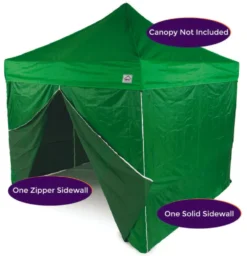 Impact Canopy USA 10' Pop Up Canopy Tent Side Walls - 190 Denier Recreational Grade Canopy Accessories