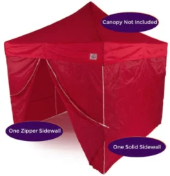 Impact Canopy USA 10' Pop Up Canopy Tent Side Walls - 190 Denier Recreational Grade Canopy Accessories