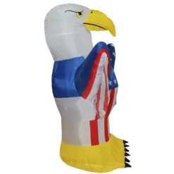 Impact Canopy USA 4th Of July Airblown Inflatable Yard Decoration American Eagle - 6ft