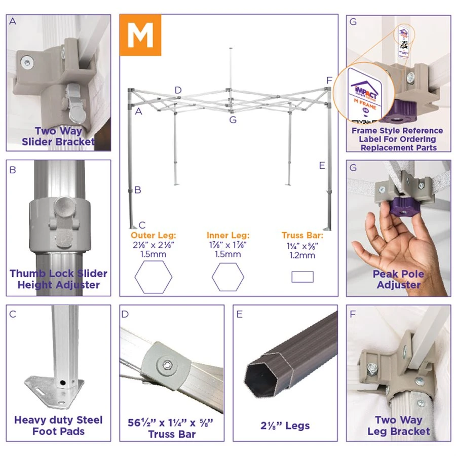 Impact Canopy USA 10x15 Custom Canopy 8 Impact Canopy USA 10x15 Custom Canopy