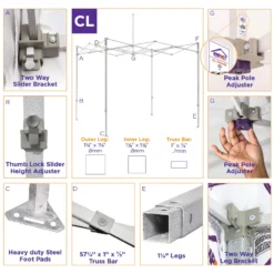 Impact Canopy USA 10x15 Custom Canopy 19 Impact Canopy USA 10x15 Custom Canopy
