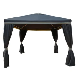 Impact Canopy USA 10X10 Gazebo Screen House GREY