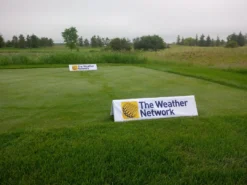 Impact Canopy USA Custom Printed Tee Dividers For Golf Driving Range - 3 Piece Set