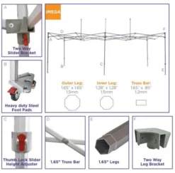 Impact Canopy USA 13x26 Custom Canopy Custom Canopies