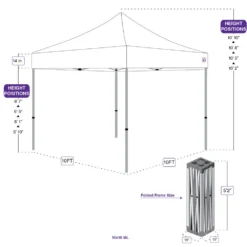 Impact Canopy USA Custom Canopies 10x10 Custom Canopy