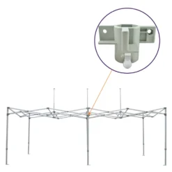 Impact Canopy USA M Frame (10x20) 3-Way Middle Outer Leg Slider Bracket, Replacement Part Replacement Parts
