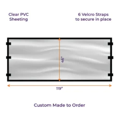 Impact Canopy USA Canopy Accessories 10' Clear Protection Shield 46