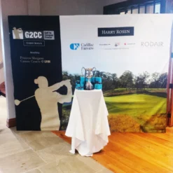 Impact Canopy USA Custom Signs & Banners Custom Printed Palisade Pop Up Display Wall